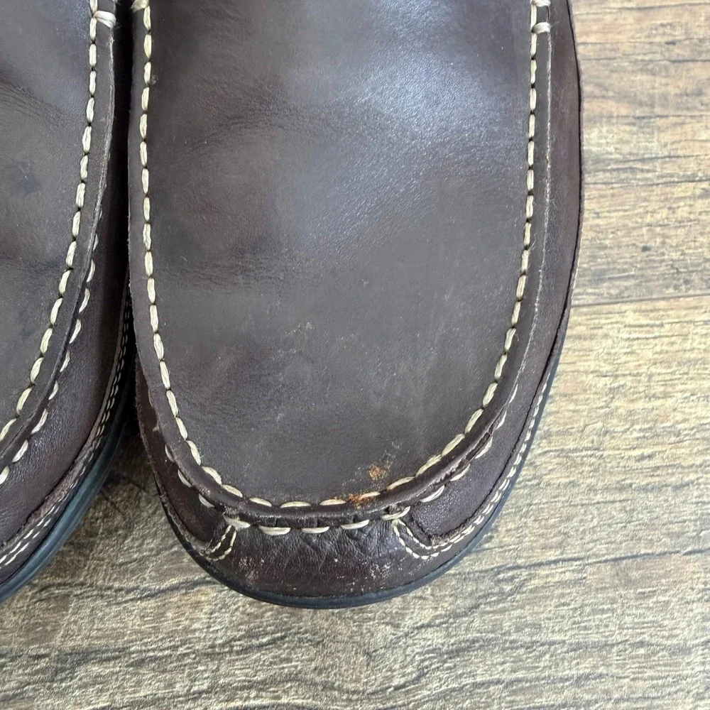 Cole‎ Haan Men's Brown Leather Slip On Loafers Size 10.5 M
